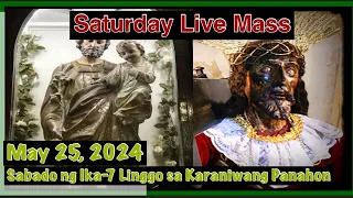 Filipino Live Mass Today Saturday May 25, 2024