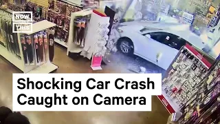 Shocking Footage: Car Crashes Into Arizona Beauty Salon