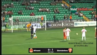 Лига чемпионов. 3-й отборочный раунд. Милсами (Молдова) - Скендербеу (Албания) 0:2