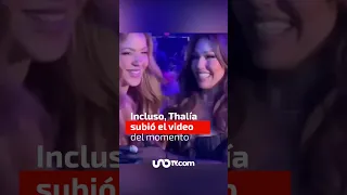 El emotivo encuentro de Shakira y Thalía en Billboard Mujeres Latinas