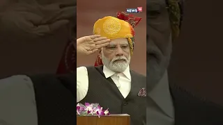 PM Modi hoists the Indian Tricolour at Red Fort on India's 77th Independence Day | News18 | #shorts