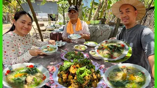 Green Noodle Soup, This dish reminds the chef of Missing for 40 years-ប្រហើរគុនទាវ ភូមិជើងទឹក.