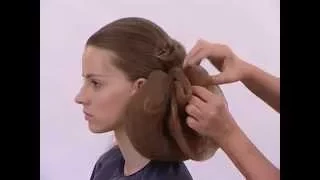 Коктейльная прическа. Cocktail hairstyle.