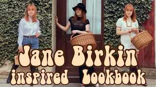 Jane Birkin inspired Lookbook | 60s Fashion