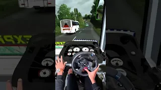 bus driver high speed  Crash Eurotruck Simulator2 tamil bus game #shorts bus simulator indonesia