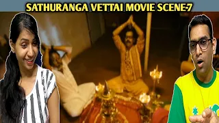 Sathuranga Vettai Tamil Movie Scenes Reaction | Temple Crown Scam | Cine Entertainment