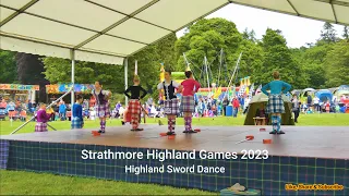 Strathmore Highland Games 2023 Highland Sword Dance