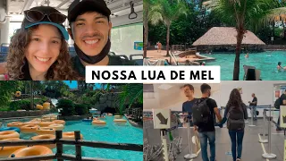 NOSSA VIAGEM DE LUA DE MEL | Fomos pro Hot Park ✨ Casada aos 19