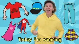 Today I am Wearing Clothing Song | Learn Clothes | Dream English Kids