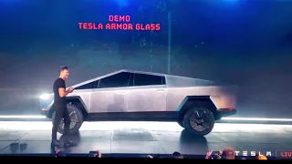 Tesla Cybertruck Glass Demo Gone Wrong!!