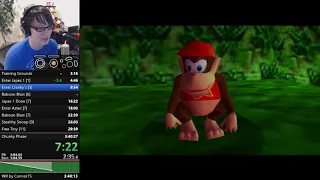 DK64 Any% Glitchless in 3:38:54 [former WR]