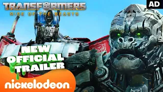 Transformers: Rise Of The Beasts Official Trailer! (2023 Movie) | Nickelodeon