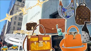 NEW YORK LOUIS VUITTON LUXURY SHOPPING VLOG Madison Avenue Fall Autumn Louis Vuitton Collection