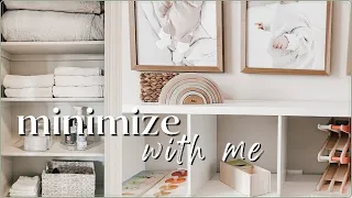 MINIMIZE WITH ME ✨ extreme declutter of the upstairs // organizing & getting rid of EVERYTHING!