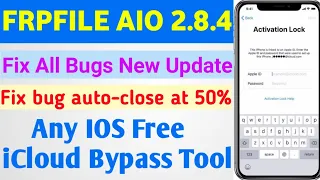 FRPFILE AIO 2.8.4 | IOS 15 iCloud Bypass | No.1 Free iCloud Tool Bypass Activation Lock iPhone, iPad