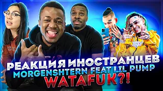 Иностранцы слушают MORGENSHTERN & Lil Pump - WATAFUK?! / Реакция иностранцев МОЛОДОСТЬ ТВ