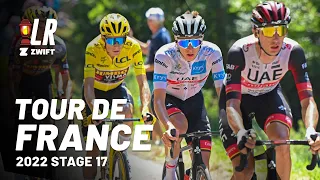 UAE Blow Apart the Race | Tour de France Stage 17 2022 | Lanterne Rouge x Zwift