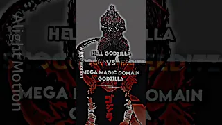 Hell godzilla vs mega magic domain godzilla #godzilla #kaiju #manga #comic #capcut #alightmotion