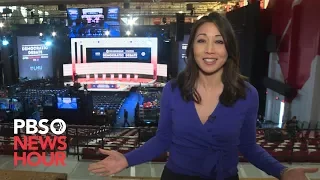 WATCH: A behind the scenes tour of the PBS NewsHour/POLITICO Democratic Debate