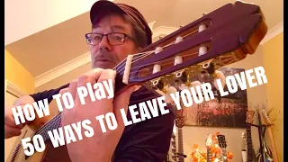 50 Ways To Leave Your Lover (Plus FREE Idiot Proof Chord Charts!)