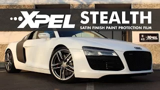 2014 Audi R8 Full XPEL STEALTH satin finish film wrap