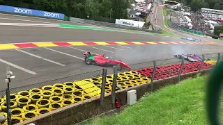 Big crash Spa Francorchamps W serie