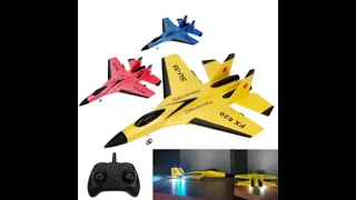 RC Foam Aircraft SU-35 Plane 2.4G Radio Control Glider Remote Control Fighter Plane Toys 4 Children