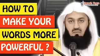 🚨HOW TO MAKE YOUR WORDS MORE POWERFUL  🤔 - Mufti Menk