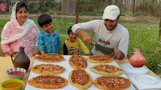 Turkish Pide Pizza Recipe at home ll Turksh Long Pizza ll