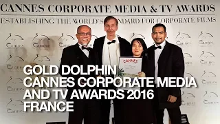 First Indonesia Creative Agency to win in Cannes Corporate and TV Award 2016