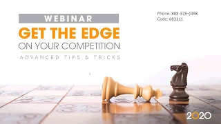 2020 Design Webinar: Get the Edge on Your Competition with Advanced Tips