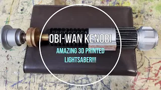 Obi-Wan Kenobi TV show 3D printed lightsaber prop build + paint  on Creality Ender 3 S1, Ender 3 pro