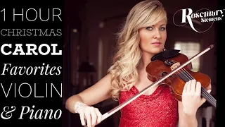 1 Hour Christmas Carol Favorites on Violin & Piano| Relaxing Instrumental Music! Rosemary Siemens