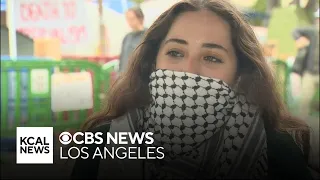 Pro-Palestinian protester willing to put life on hold to continue demonstration