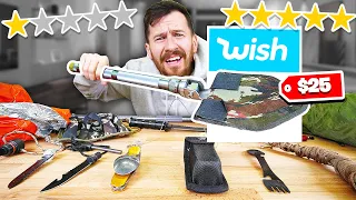 I Bought ALL The BEST and WORST rated Survival Gear On Wish!!