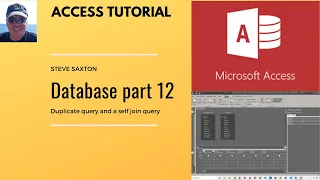 How to create self joins and duplicate queries in Microsoft Access