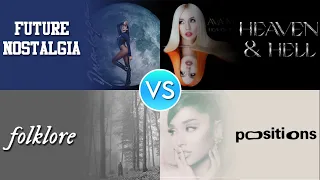 ALBUM BATTLE Futute Nostalgia Moonlight Edition VS Heaven & Hell VS folklore VS positions | PopBop!