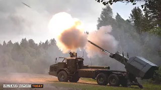 Finally!! Ukrainian forces used 155mm Archer howitzers to destroy Russia, How Great is this Weapon?