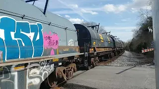 Went down to Fountain Head to visit with Mr. Edd and this happened. CSX M574 Northbound.