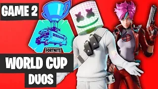 Fortnite World Cup DUO Game 2 Highlights [Fortnite World Cup Highlights]