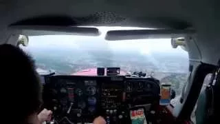 Landing at Praha - Letňany Airport (LKLT) with Cessna FR 172 Reims Rocket [FullHD 60fps]