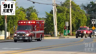 Bedford Fire Responding | Ambulance 1 and Ex-Utility 1