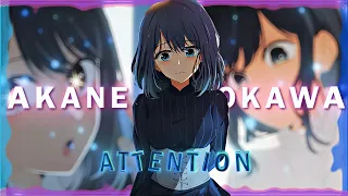 Kurokawa Akane | Attention | Oshi no ko| [EDIT/AMV] | [4K].
