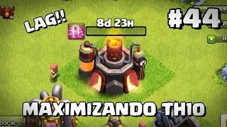 Mejorando Hechizo de Aceleración al Maximo! Celular Muere!! #44 - MAXIMIZANDO TH10 - CLASH OF CLANS