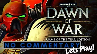 Dawn of War Skirmish | No Commentary | WH40k | Strategy Gameplay | Ultramarines vs Chaos