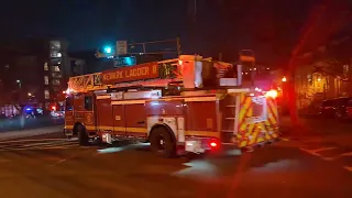 Various Fire Trucks Responding Code 3