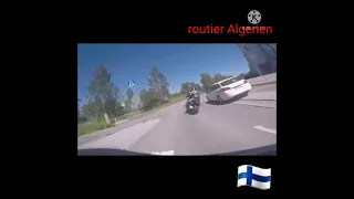 police motorcycle chase in Finland🇫🇮/course poursuite police🇫🇮