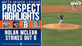 Mets two-way prospect Nolan McLean strikes out eight batters in start for Double-A Binghamton | SNY