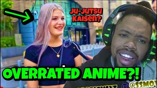 What Anime Is Overrated? asking people in Japan (AMERICAN REACTS) #reaction #funny