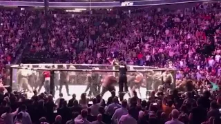 UFC 229 McGregor Khabib SCARY ATTACK  ALL ANGLES Brawl Into Crowd